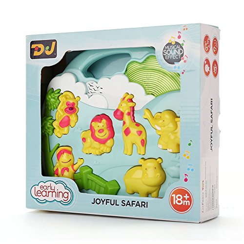 LotFancy Baby Musical Toys with Zoo Animal Sounds for Newborns, Infant Early Educational Developmental Baby Rattle Toys for Kids, Gifts for Baby Thanksgiving Day, Christams Day