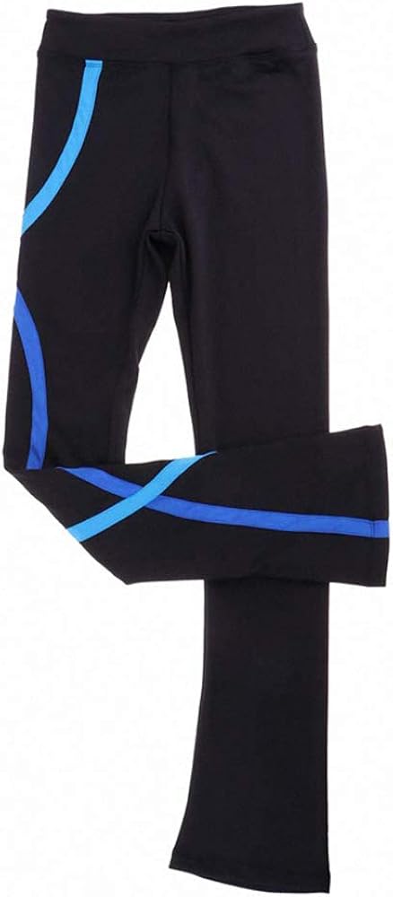 Girl's Skating Pants Figure Skating Training Pants Plus Velvet Skating Pants: Clothing