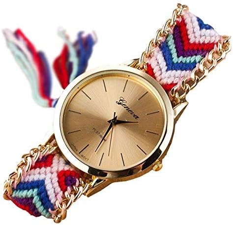 Amazon Zoooom 腕 時計 ミサンガ ブレスレット 風 デザイン ウォッチ クォーツ ファッション カジュアル ギフト プレゼント 男性 女性 メンズ レディース カラー 09 Zm Watch3066 09 メンズ腕時計 腕時計 通販