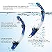 Zentouch Snorkel Set, Diving Mask with Easy Ajustable Strap 180° Panoramic View and Free Breathing Best Anti-Fog Anti-Leak Snorkel Mask for Adults and Kids