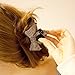 Cfalaicos Gorgeous Bowknot Hair Claw Jaw Clips Full Crystal
