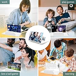 POTUINOM 2022 Newest Version 16 Inch Foldable HD