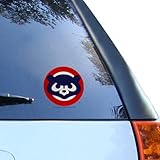 MLB Chicago Cubs Face/Circle Small Static Decal