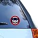 MLB Chicago Cubs Face/Circle Small Static Decal