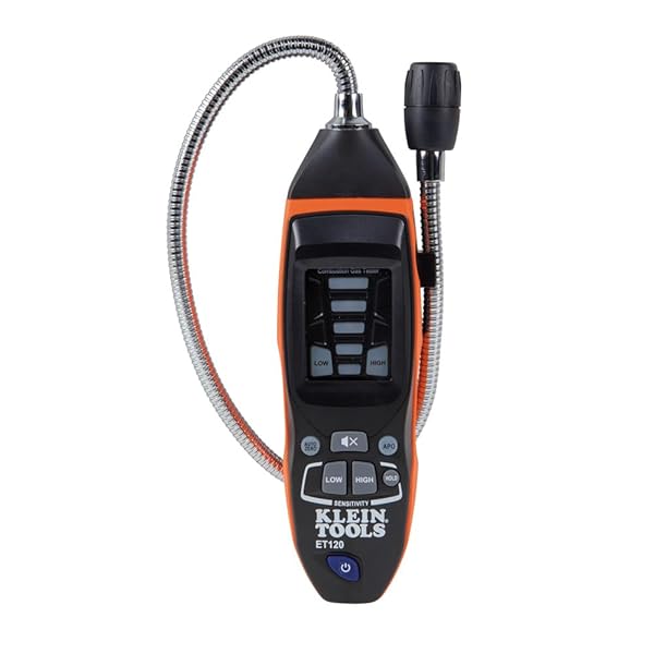 KLEIN TOOLS ET120 GAS LEAK DETECTOR, COMBUSTIBLE GAS...