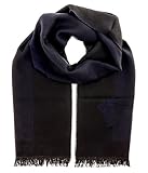 Versace IT00624 MARINO Navy Blue 100% Wool Mens Scarf