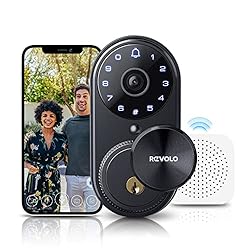 Revolo WFV01 Smart Lock with Camera, WiFi Smart