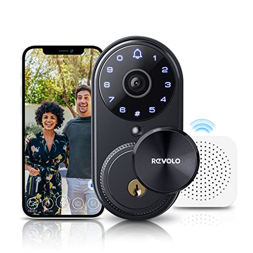 Revolo WFV01 Smart Lock with Camera, WiFi Smart