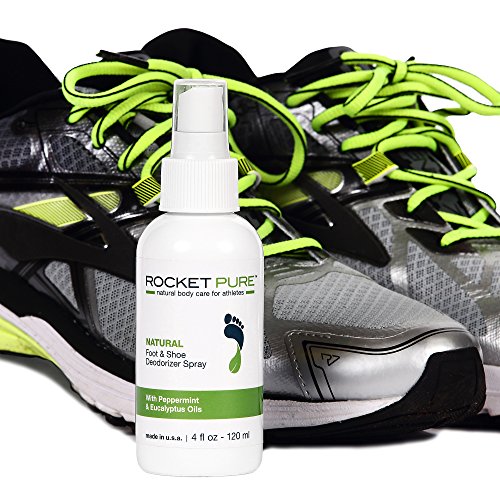 Natural Mint Shoe Deodorizer, Foot Deodorant Spray. Fights Odor, Stink Caused by Bacteria. Spray Freshens Better Than Messy Powders, Antiperspirants, Insoles, Sneaker Balls. Use on Feet or Shoes. Health & Household, Health Care, Foot Health, Odor Control