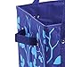 PreserveNext Premium Collapsible Box with Reinforced Bottom, Reusable Grocery Bag Set, Shopping Bags Storage Boxes Bins - Leaves (3 Pack)