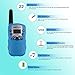 Zomei T388 2Pcs Mini Walkie Talkie 3-5KM Range 22-Channel FRS/GMRS UHF Two-Way Radios Coloful Walkie-Talkie For Kids(Blue)