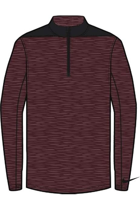 nike golf men's dry top half zip core