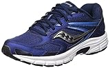 Saucony Men's Grid Cohesion 9 Running Shoe,Navy/Grey,11 M US