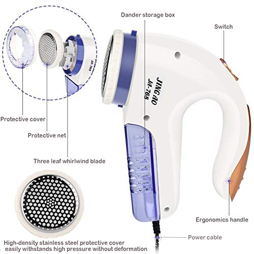 Fannyc Lint Remover Clothes Fuzz Fabric Shaver Suit for US Standard Fabric Sweater Defuzzer Fabric Clothes