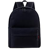 yellow canvas backpack