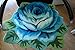 USTIDE Handmade Rose Thick Antiskid Polyester Area Carpet/Area Rug Washable Doormat 31.49 Inch x 23.62Inch