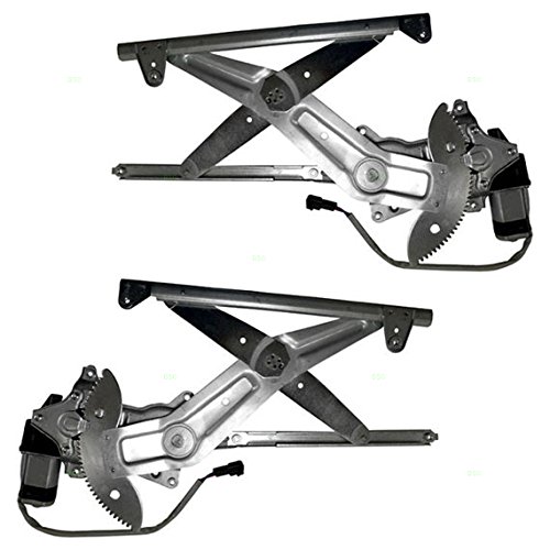 image for AUTOANDART Driver and Passenger Front Power Window Lift Regulators & M