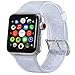 Libra Gemini Compatible with Apple Watch Band 41mm 40mm 38mm, Women Transparent Clear Soft Cute Silicone Sport iWatch Band Strap for Apple Watch Series 9/8/7/6/5/4/3/2/1/SE