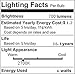 CRLight 6W Edison LED Globe Bulb 2700K Warm White, 70W Equivalent 700 LM Dimmable, E26 Vintage Edison G16 Globe Clear Glass Ceiling Fan Bathroom LED Light Bulbs, 6 Pack