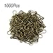 lieomo 1000pcs 0.85 Inch Tone Gourd Bulb Pear-Shaped Safety Pins for Hanging Tags-Bronze
