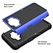 SYONER Galaxy Luna Case, Galaxy Amp 2 Case, Galaxy Express 3 Case, J1 2016 Case, [Shockproof] Defender Phone Case Cover for Samsung Galaxy J1 2016 / Amp 2 / Express 3 / Galaxy Luna [Blue/Black]