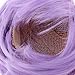 Prettyia 1/3 BJD Doll Purple Straight Wig Ponytail DIY Accessory for 60cm Night Lolita Doll