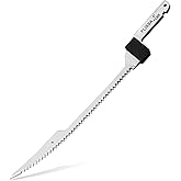FLISSA 8" Flex Replacement Blade for Electric Fillet Knife, Stainless Steel | Premium Razor Sharp Blade with Reciprocating Construction, for Fishing, Filleting, and Cutting