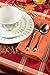 DII Variegated Tabletop Collection, Napkin Set, 20x20, Spice, 6 Piece