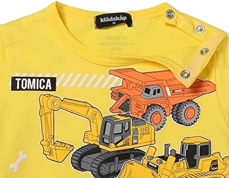 Amazon トミカコラボ働く車tシャツ 黄 1 Tシャツ カットソー 通販 Amazon トミカコラボ働く車tシャツ 黄 1 Tシャツ カットソー 通販