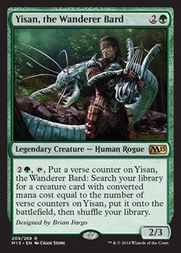 Magic: the Gathering - Yisan, the Wanderer Bard (209/269) - Magic 2015