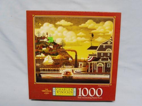 Charles Wysocki 1000 Piece Jigsaw Puzzle Titled, Fairhaven in the Fall"