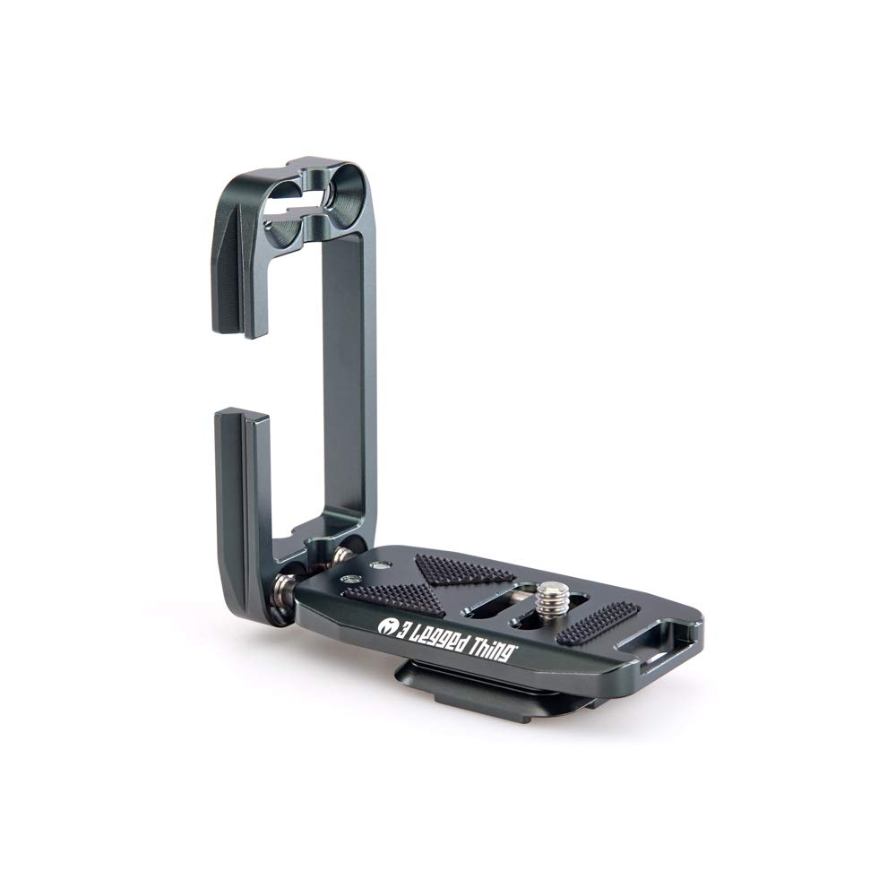 3 Legged Thing Ellie PD Short Universal Camera L-Bracket - PD V3 Capture Compatible L-Bracket for Use with Multiple Camera Makes and Models with Shorter Base - Grey (ELLIE-PD-S-GEXD)