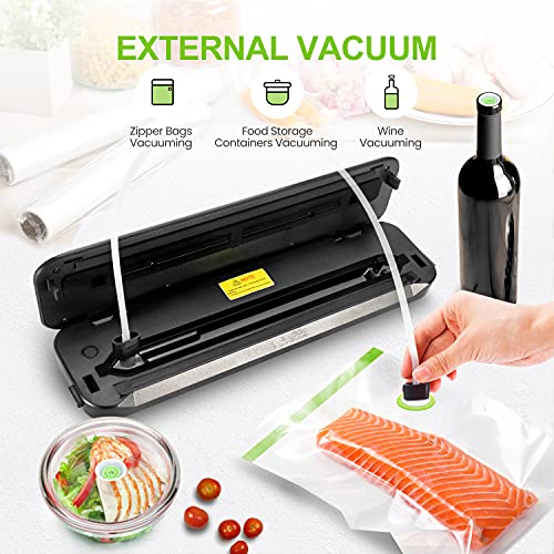 KOIOS Vacuum Sealer Machine, 85Kpa Automatic Food Sealer for Food