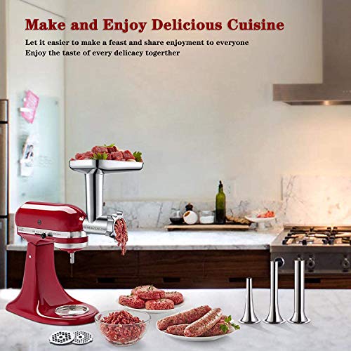 Metal Meat Grinder Attachments for KitchenAid, Cofun Accessories