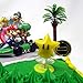MARIO BROTHERS MARIO KART Racing Themed Birthday Cake Topper Set Featuring Figures and Decorative Themed Accessories
