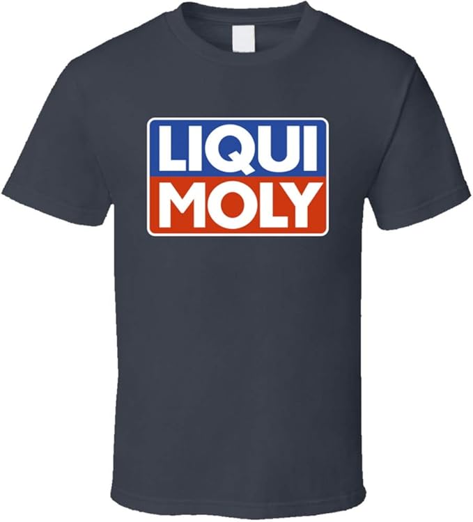 Full On Liqui Moly German Motor Oil Company Logo Motorsport Car Enthusiast Fan T Shirt Anthrazit Amazon De Bekleidung