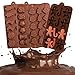 4 Pack Chocolate Silicone Mold, Candy Mold, Chocolate Cake Decoration, Jelly, Fudge, Christmas-themed Chocolate Candy Mold