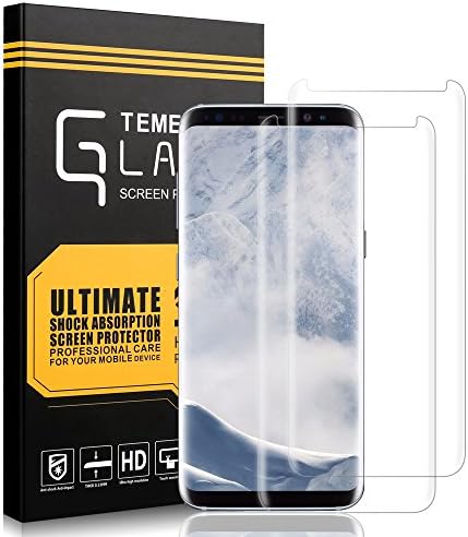 Samsung Galaxy S8 Plus Screen Protector,Belog Premium Tempered Glass,9H Hardness,Anti-Bubble (2 Pack)