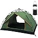 YIHANG Waterproof 3 Season Tent for Camping/2-3 Person Camping Tent/Backpacking Tents & LED Portable Outdoor Camping Lantern (Dark green)