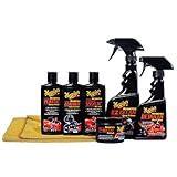 Meguiar's Motorcycle Care Kit - Package for Motorcycle Cleaning and Detailing - G55033