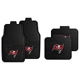 Fanmats Tampa Bay Buccaneers Set of 4 Car Mats for