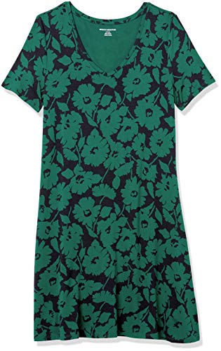 Amazon Essentials Women's Standard Short-Sleeve V-Neck Swing Dress - Image 5