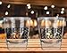 AW Fashions Cheers Bitches - Bachelorette Party Shot Glasses, 21st Birthday Shot Glass - 2 Pack Round Set of Shot Glass