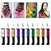 Kids Hair Chalk Comb - Tiaoyeer 10 Colors Temporary Hair Comb Salon, Non-Toxic Washable Hair Dye Colors for Halloween Christmas Birthday Party, Cosplay, Concert, Safe for Kids & Adults