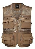 ZSHOW Men's Outdoor Quick Dry Mesh Fly Fishing Vest
