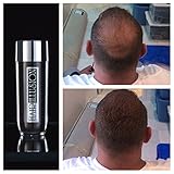 HAIR ILLUSION - 100% Natural Real Human Hair FibersNot Synthetic For Men & Women, Premium Hair Building Formulation, Large 38g Bottle ~ (light brown)