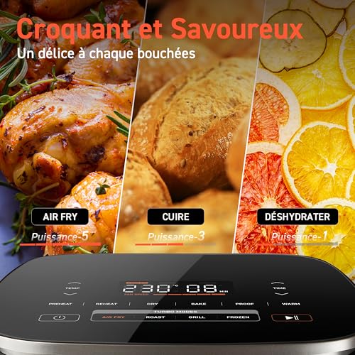 COSORI Air Fryer 6L TurboBlaze, 9-in-1 Oil-Free Fryer, 5-Speed DC Motor, Compact, 53dB Quiet, -64% Energy, Non-stick Dishwasher Basket, Up to 3-5 People, 30-230°C