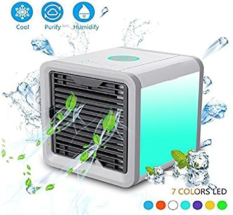 AIVANT Personal Air Cooler, USB Powered Portable Air Conditioner Evaporative Air Cooler/Humidifier, Ideal for Office, Bedroom, Outdoor