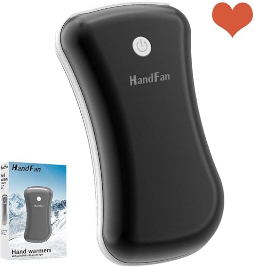 HandFan Rechargeable Hand Warmers, 5200mAh PowerBank