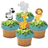 Zoo Animal Cupcake Picks - by Bakery Supplies (48-Pack)